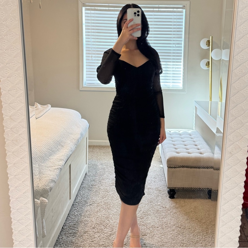 Black Midi Dress